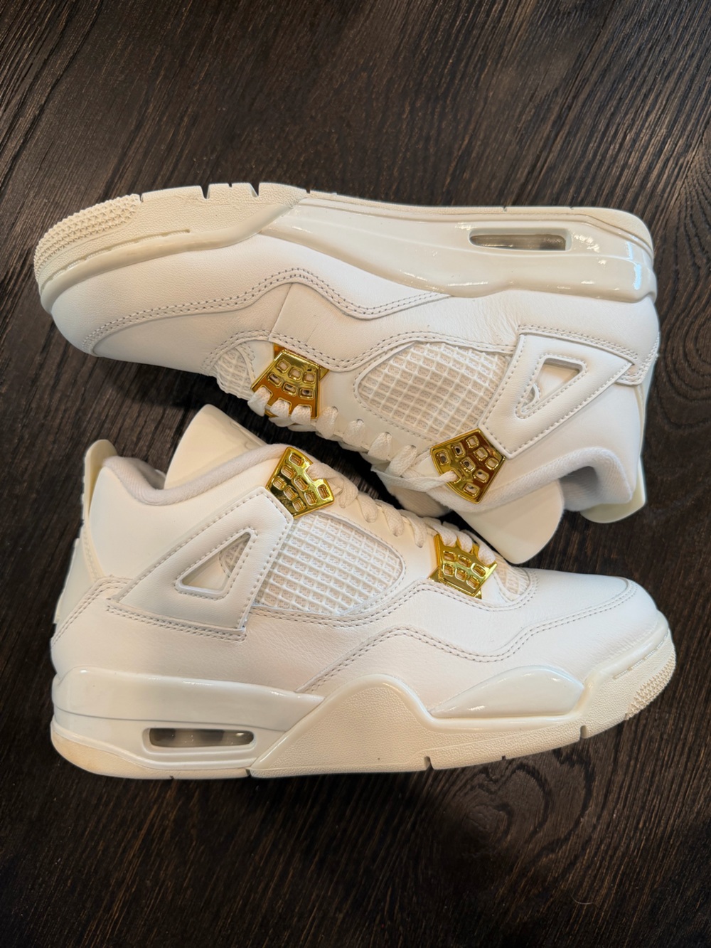 Air Jordan 4 Retro Metallic Gold women size 8.5
